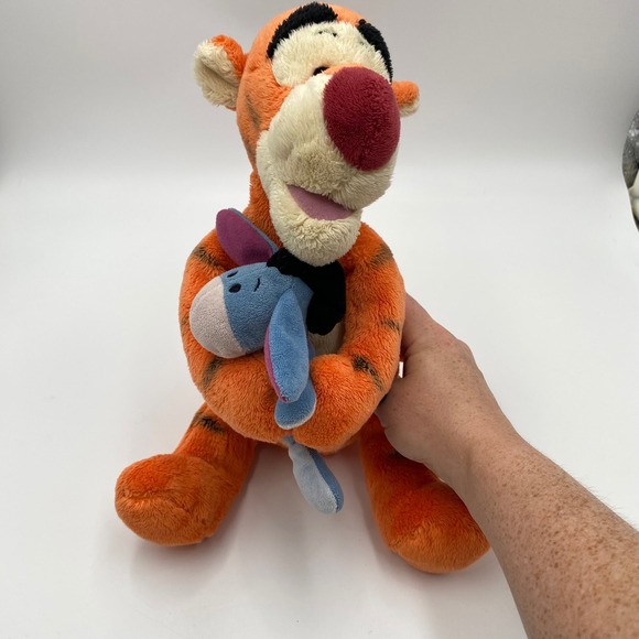 Disney Tigger Plush Toy Eeyore Doll Stuffed Animal Winnie the Pooh Kids 11" - Picture 1 of 8